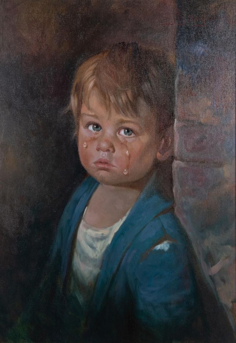 The Crying Boy Painting