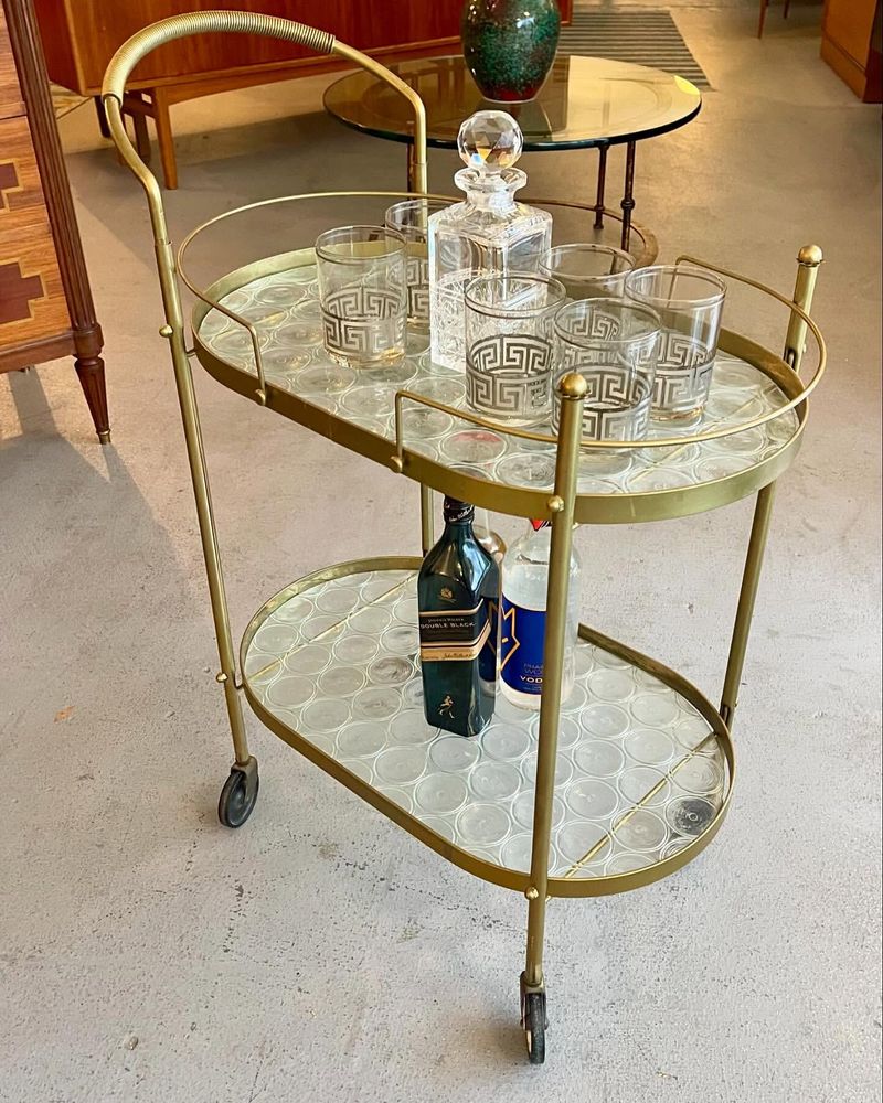 Retro Bar Cart