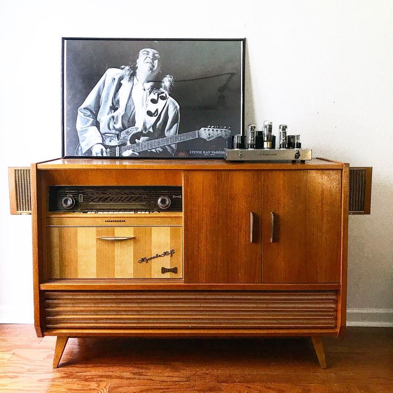 Retro Record Cabinet