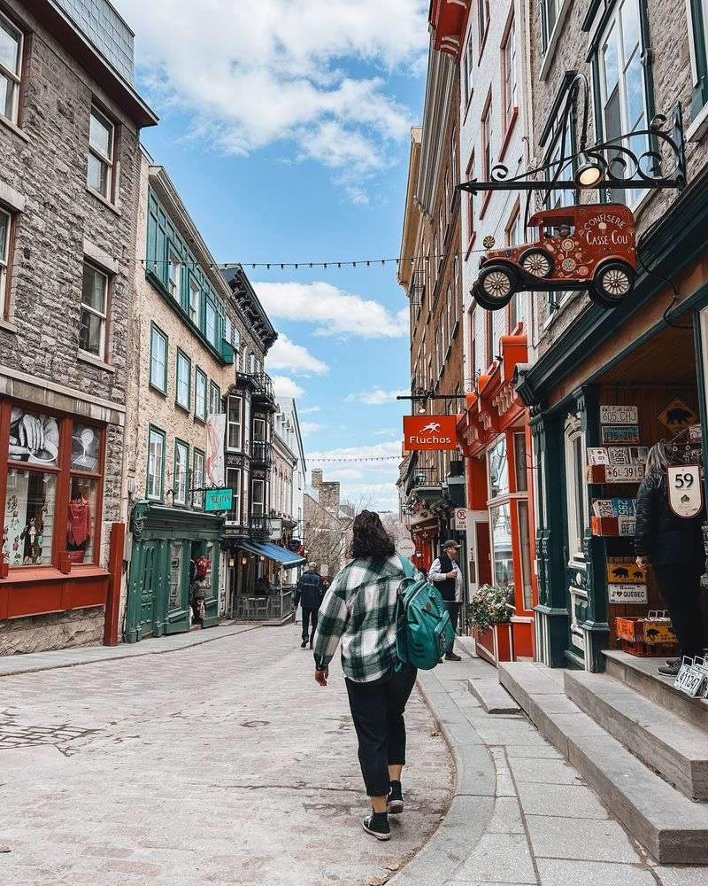 Rue du Petit-Champlain, Quebec City, Canada