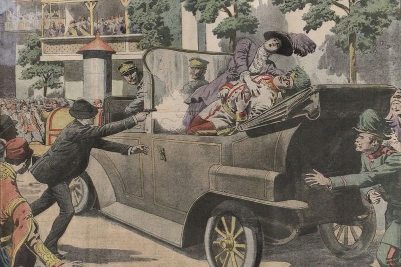 The Assassination of Archduke Franz Ferdinand in 1914