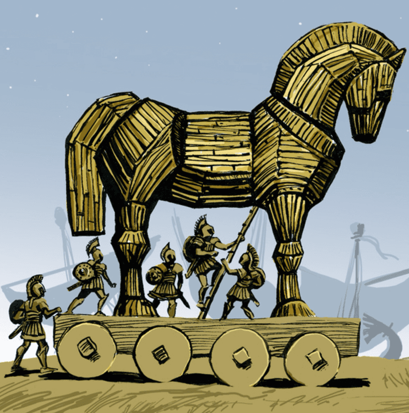 The Deception of the Trojan Horse