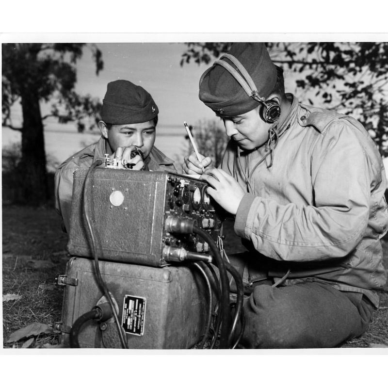 The Navajo Code Talkers