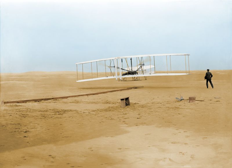 The Wright Brothers' First Flight