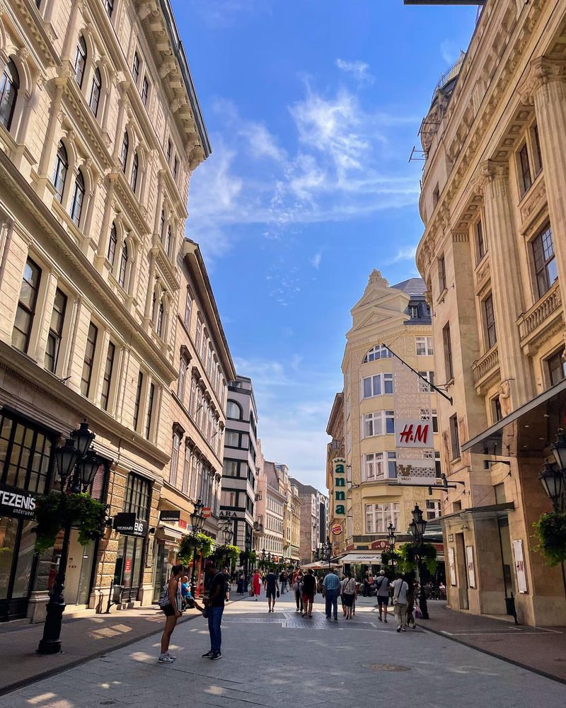 Váci Street, Budapest, Hungary